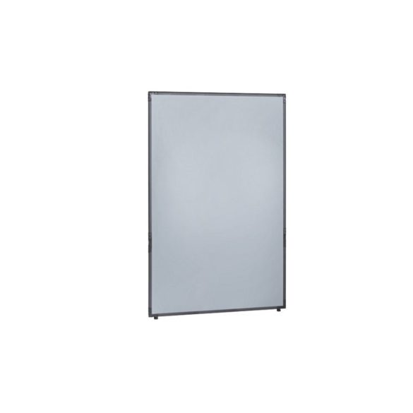 Válaszfal, műanyag, keret palaszürke, ezüstszürke, ma x szé 1950 x 650 mm