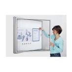   CC fali vitrin, biztonsági üveggel, befogadóképesség 9 x DIN A4