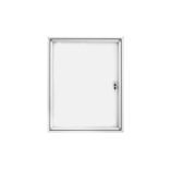 CC fali vitrin, biztonsági üveggel, befogadóképesség 12 x DIN A4