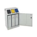 Szelektív hulladékgyűjtő belső tartállyal 3x30 L 580 x 380 x 920 mm