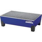   Acél felfogótálca PP lábakkal, 1 240 x 815 x 360 mm, rácsrostéllyal