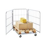 Guruló tároló, gyűjtőkonténer, szé x mé 870 x 1270 mm, magasság 1150 mm 