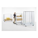 Guruló tároló, gyűjtőkonténer, szé x mé 870 x 1270 mm, magasság 1150 mm 