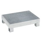   Felfogótálca  800 x 900 x 220 mm, engedéllyel, tűzihorganyzott bevonattal  rácsrostéllyal