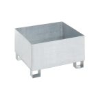   Felfogótálca 800 x 800 x 465 mm, engedéllyel, tűzihorganyzott, rácsrostély nélkül