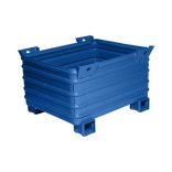 Nagy teherbírású, egymásra rakható tároló, 800x1000x500 mm