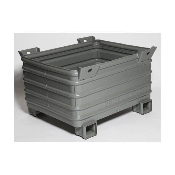 Nagy teherbírású, egymásra rakható tároló, 800x1000x500 mm