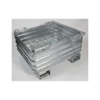   Nagy teherbírású, egymásra rakható tároló, (tűzihorganyzott) 1000x1200x650 mm