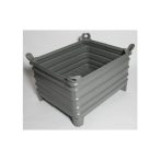   Nagy teherbírású, daruzható fém konténer, 800x1000x600 mm