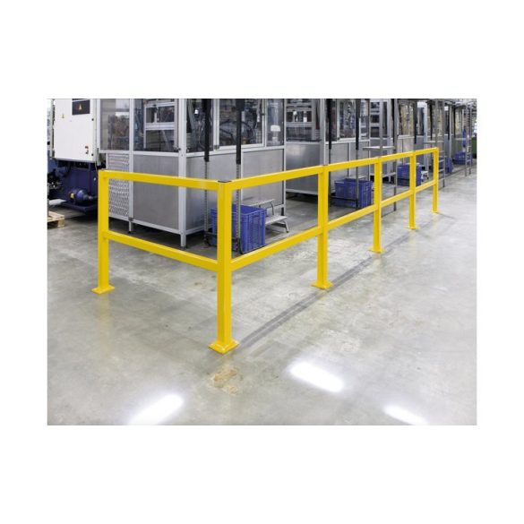 Oszlop biztonsági korláthoz, kültérre, végoszlop