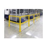 Oszlop biztonsági korláthoz, beltérre, középső oszlop