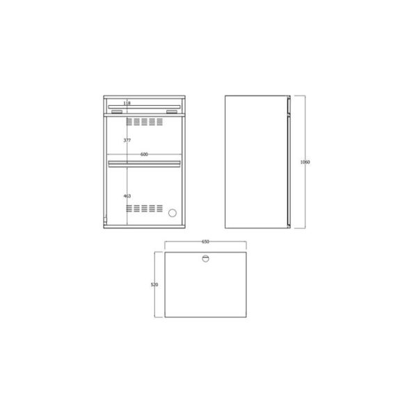 Számítógépes munkaállomás, acéllemezből, monitorház nélkül
