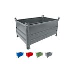   Daruzható fém konténer 1200x800x600 mm 2000 kg teherbírás