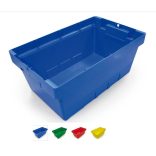 Egymásbarakható tárolóláda 490x300x210 mm  ( 4 db/cs )