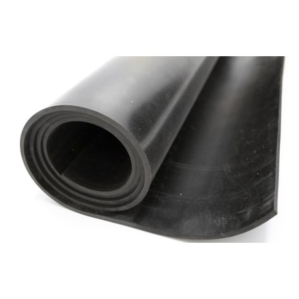 EPDM gumi, fekete, folyóméterenként, magasság 4,5 mm