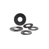 EPDM gumi, fekete, folyóméterenként, magasság 4,5 mm