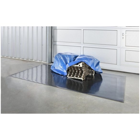 EPDM gumi, fekete, folyóméterenként, magasság 6 mm