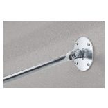 Kerek tükör teleszkópos fali karral, fix rögzítéshez, tükör Ø 600 mm, max. megfigyelési távolság: 7 m