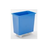 Polietilén, négyszögletes tároló, mobil, űrtartalom 135 l
