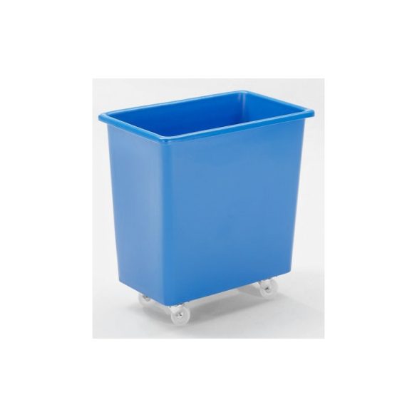 Polietilén, négyszögletes tároló, mobil, űrtartalom 135 l