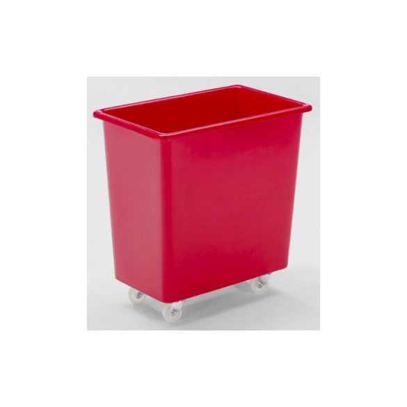 Polietilén, négyszögletes tároló, mobil, űrtartalom 135 l