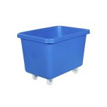 Polietilén, négyszögletes tároló, mobil, űrtartalom 227 l