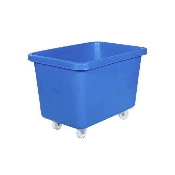 Polietilén, négyszögletes tároló, mobil, űrtartalom 227 l