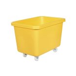 Polietilén, négyszögletes tároló, mobil, űrtartalom 227 l