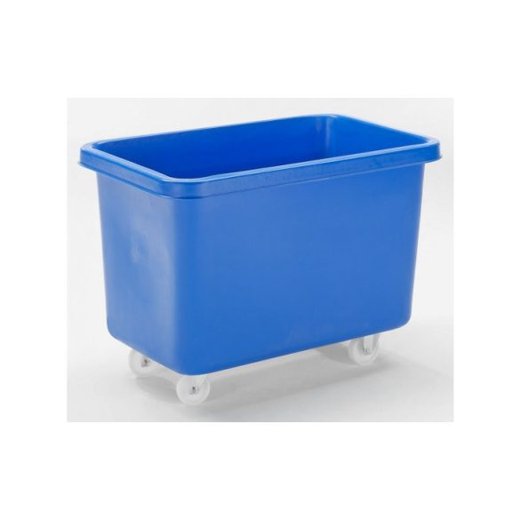 Polietilén, négyszögletes tároló, mobil, űrtartalom 340 l