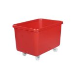 Polietilén, négyszögletes tároló, mobil, űrtartalom 340 l