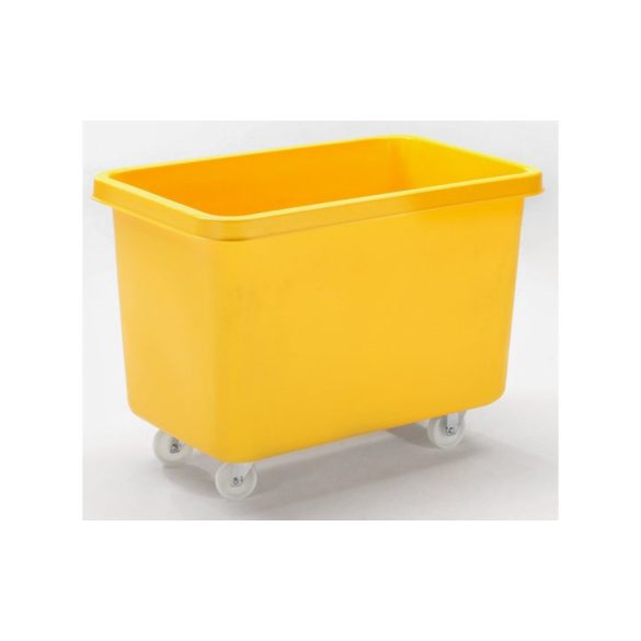 Polietilén, négyszögletes tároló, mobil, űrtartalom 340 l