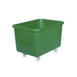 Polietilén, négyszögletes tároló, mobil, űrtartalom 340 l