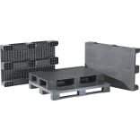 Műanyag talpas műanyag raklap, 1200 x 800 x 155 mm