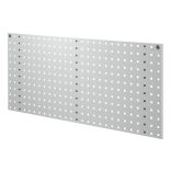 Acéllemez lap négyzet alakú perforációkkal, hossz 1029 mm