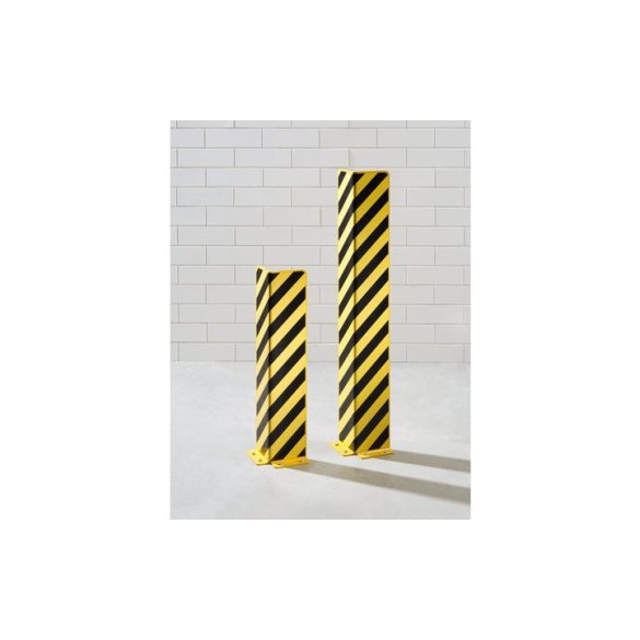 Ütközésvédő állványokhoz, L-profilú, magasság 1200 mm, szé x mé 160 x 160 mm