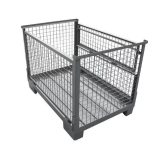 Összecsukható gitterbox lemez aljú 1240x840x900 mm (horganyzott)