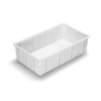   Műanyag, egymásra rakható tároló, 55 liter, 750 x 445 x 210 mm