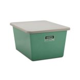 Lapos fedél, 1 200 x 720 x 40 mm, 300 L-hez, szürke