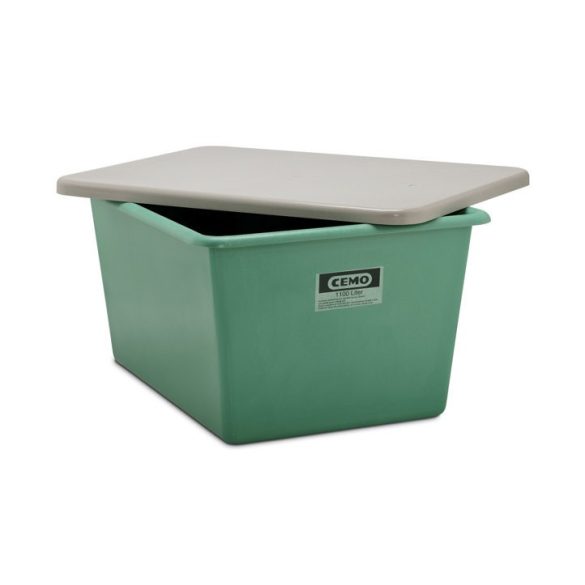 Lapos fedél, 2 120 x 1 490 x 60 mm, 2 200 L-hez, szürke 