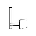 Fali kar, tűzihorganyzott, Ø 76 mm 