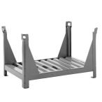   Tároló hosszú árukhoz 4 sarokoszloppal, 1000x800x600 mm, szürke