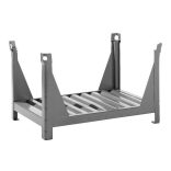 Tároló hosszú árukhoz 4 sarokoszloppal, festett 1200 x 800 mm