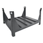   Tároló hosszú árukhoz 4 sarokoszloppal, festett1200x1000x600 mm