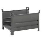   Tároló hosszú árukhoz 2 hosszanti fallal, festett 1000x800x600 mm