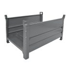   Tároló hosszú árukhoz 2 hosszanti fallal, festett 1200x800x600 mm