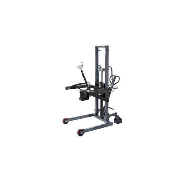 Hordóemelő és -billentő készülék, teherbírás 400 kg, 