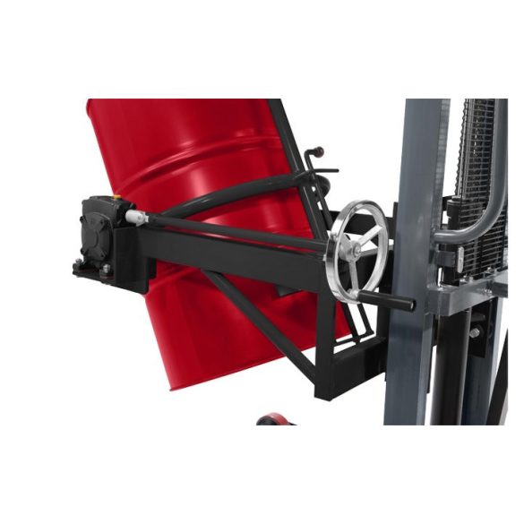 Hordóemelő és -billentő készülék, teherbírás 400 kg, 