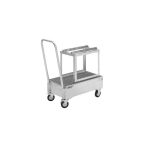   Mobil felfogótálca acéllemezből,  800 x 500 mm, 1 db 60 l-es hordó fekvő helyzetben, tűzihorganyzott