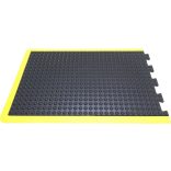 Elfáradás elleni szőnyeg, 1 200 x 900 x 14 mm, sárga-fekete