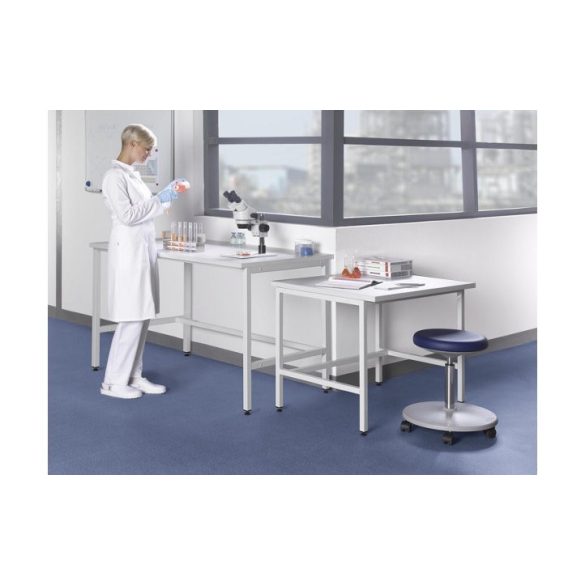 Laborasztal H-lábú vázzal, szé x mé 900 x 750 mm, ülő munkamagasság 750 mm